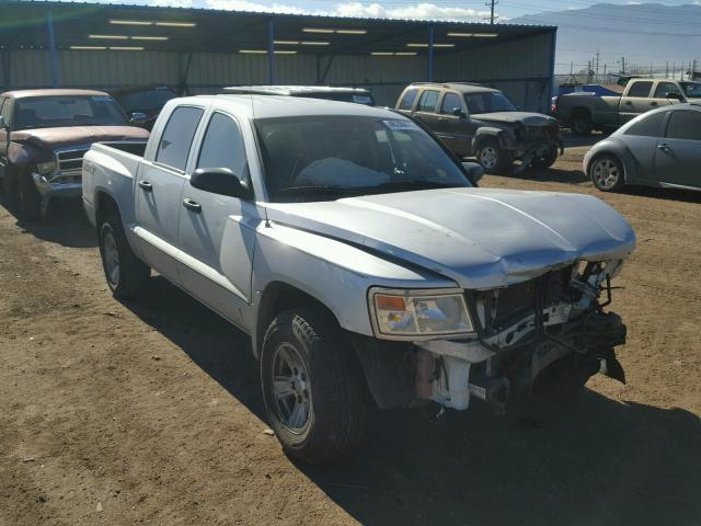 1D7HE38K38S561794 - 2008 DODGE DAKOTA SXT SILVER photo 1