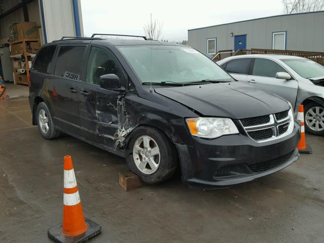 2C4RDGCGXCR333202 - 2012 DODGE GRAND CARA BLACK photo 1