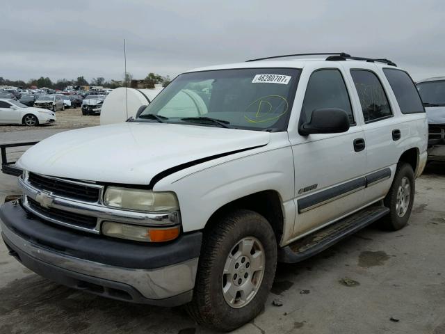 1GNEK13Z63R248499 - 2003 CHEVROLET TAHOE K150 WHITE photo 2