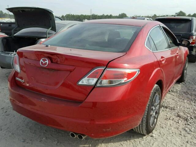 1YVHZ8BHXD5M06302 - 2013 MAZDA 6 SPORT RED photo 4