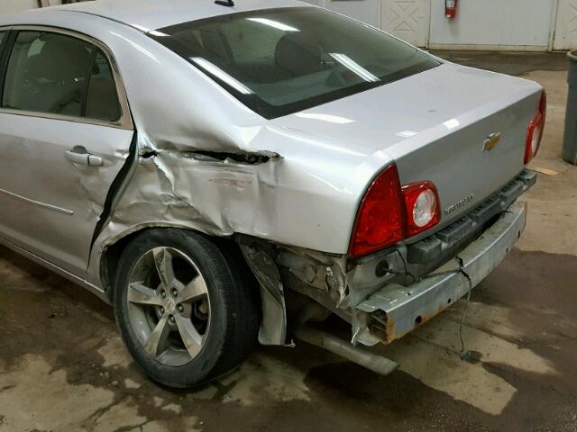 1G1ZC5E14BF362306 - 2011 CHEVROLET MALIBU 1LT 银色 照片 9