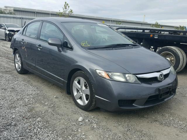 19XFA1F61BE006991 - 2011 HONDA CIVIC LX-S GRAY photo 1