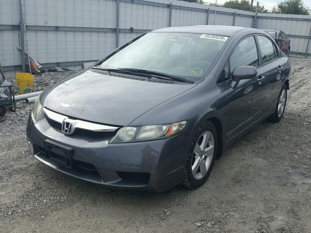 19XFA1F61BE006991 - 2011 HONDA CIVIC LX-S GRAY photo 2