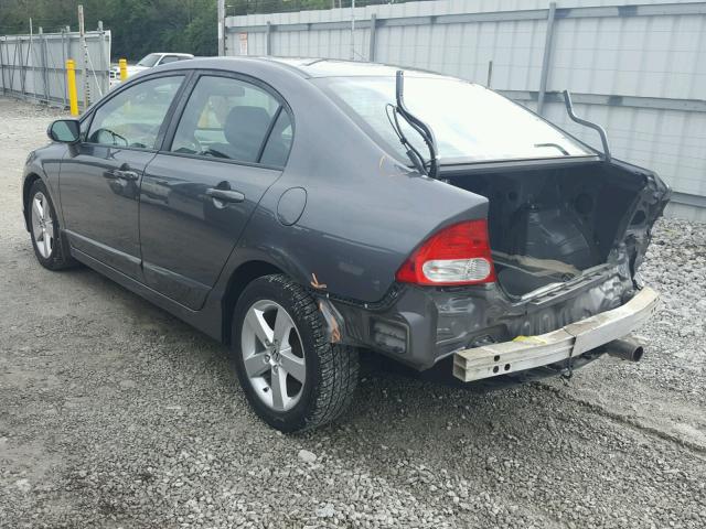 19XFA1F61BE006991 - 2011 HONDA CIVIC LX-S GRAY photo 3