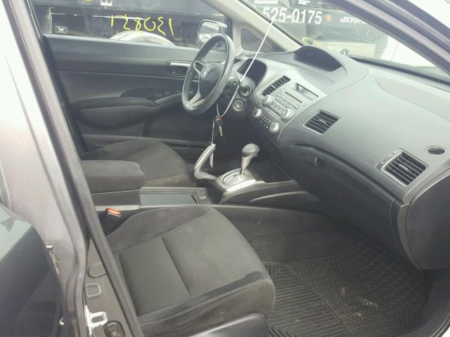 19XFA1F61BE006991 - 2011 HONDA CIVIC LX-S ნაცრისფერი ფოტო 5