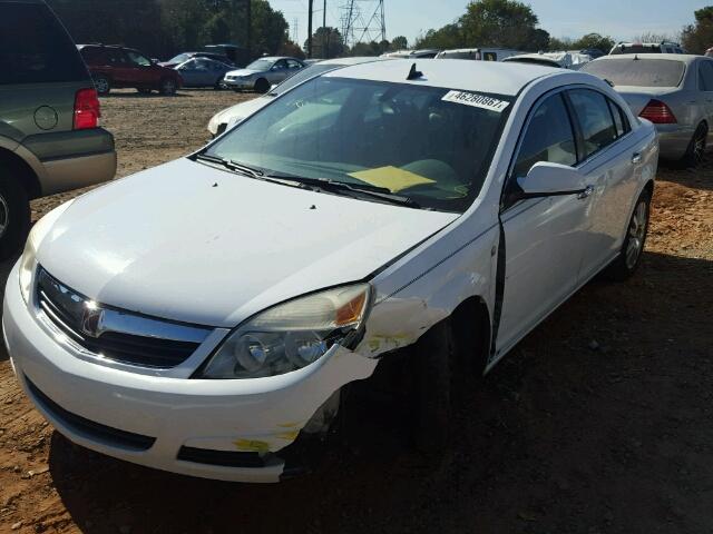 1G8ZV57B99F118615 - 2009 SATURN AURA XR WHITE photo 2