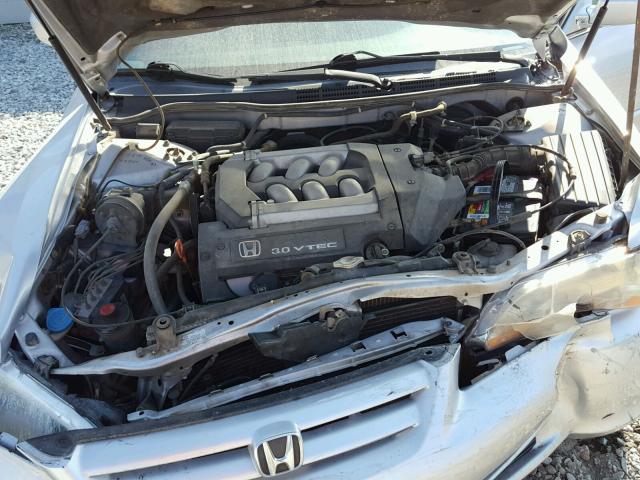 1HGCG16541A017611 - 2001 HONDA ACCORD EX SILVER photo 7