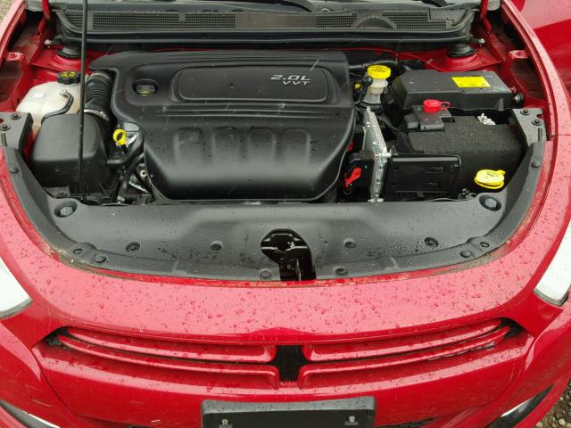 1C3CDFAA7DD197943 - 2013 DODGE DART SE RED photo 7