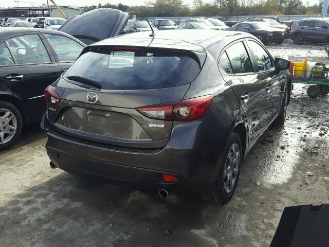 JM1BM1K76F1269250 - 2015 MAZDA 3 SPORT GRAY photo 4