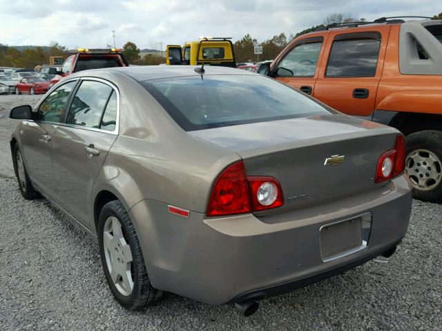 1G1ZJ57768F189145 - 2008 CHEVROLET MALIBU 2LT TAN photo 3