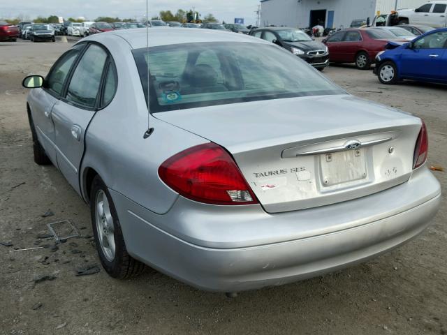 1FAFP55U73A277795 - 2003 FORD TAURUS SILVER photo 3