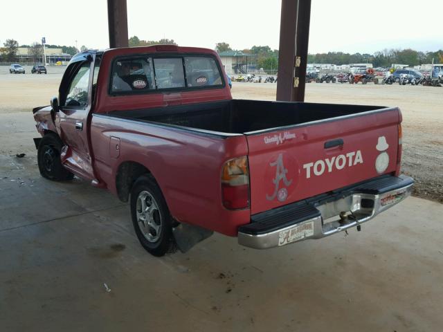 4TANL42N4VZ288116 - 1997 TOYOTA TACOMA RED photo 3