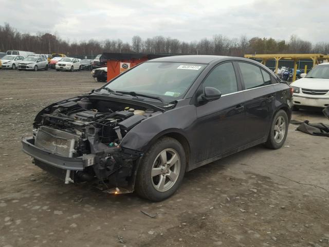 1G1PD5SB1E7230278 - 2014 CHEVROLET CRUZE LT CHARCOAL photo 2