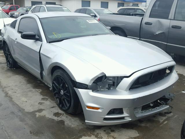 1ZVBP8AM9E5303824 - 2014 FORD MUSTANG SILVER photo 1