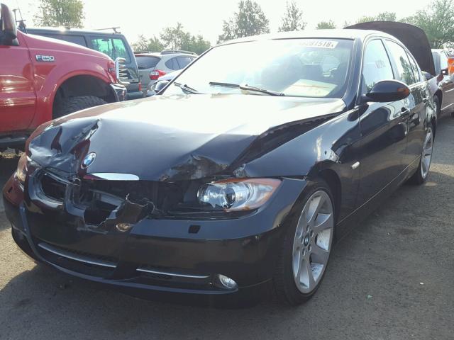 WBAVB73598KY62890 - 2008 BMW 335 I BLACK photo 2