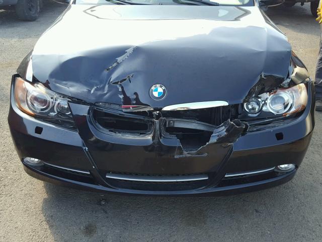 WBAVB73598KY62890 - 2008 BMW 335 I BLACK photo 9