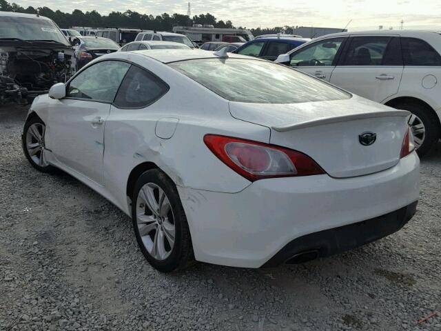 KMHHT6KD1BU047249 - 2011 HYUNDAI GENESIS CO WHITE photo 3