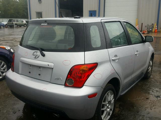 JTKKT624X50094648 - 2005 TOYOTA SCION XA ნაცრისფერი ფოტო 4