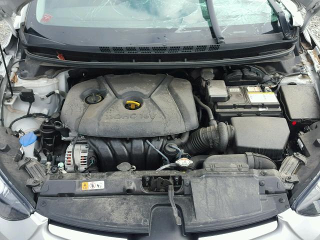 5NPDH4AE2FH603572 - 2015 HYUNDAI ELANTRA SE SILVER photo 7