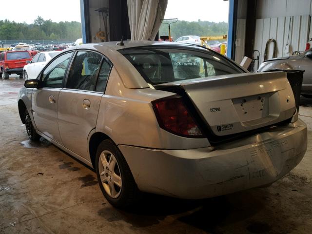 1G8AJ55F17Z182965 - 2007 SATURN ION LEVEL Gümüş foto 3