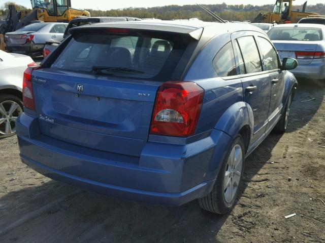 1B3HB48B97D154463 - 2007 DODGE CALIBER SX BLUE photo 4