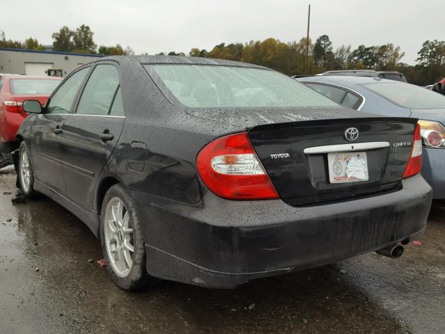 4T1BE32K33U251758 - 2003 TOYOTA CAMRY LE BLACK photo 3