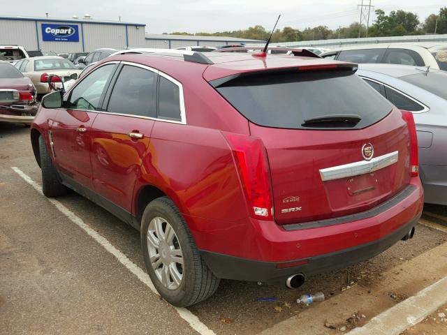 3GYFNAEY6BS524582 - 2011 CADILLAC SRX LUXURY RED photo 3