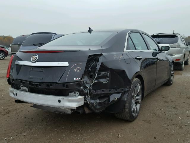 1G6AU5S88E0174000 - 2014 CADILLAC CTS VSPORT BLACK photo 4