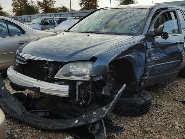 2C4GF68475R253210 - 2005 CHRYSLER PACIFICA BLUE photo 9