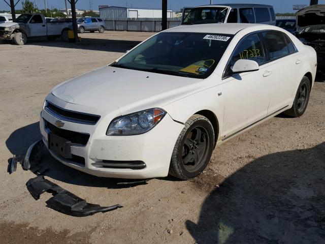 1G1ZH57B884291199 - 2008 CHEVROLET MALIBU 1LT თეთრი ფოტო 2