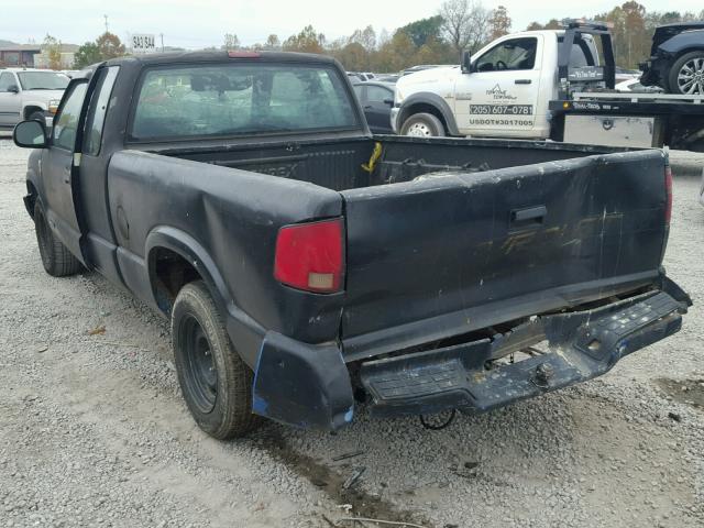 1GCCS19Z1R8169456 - 1994 CHEVROLET S TRUCK S1 BLACK photo 3