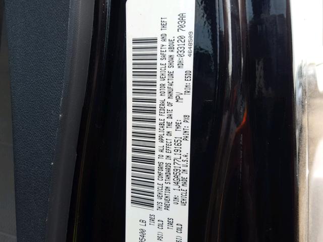 1J4GA59177L191651 - 2007 JEEP WRANGLER S 黑色 照片 10