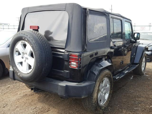 1J4GA59177L191651 - 2007 JEEP WRANGLER S 黑色 照片 4