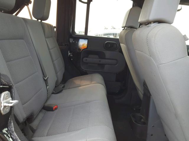 1J4GA59177L191651 - 2007 JEEP WRANGLER S 黑色 照片 6