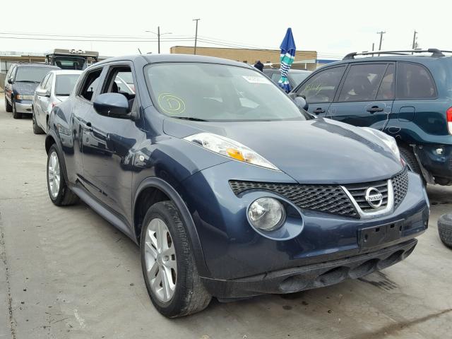 JN8AF5MR8ET358823 - 2014 NISSAN JUKE BLUE photo 1