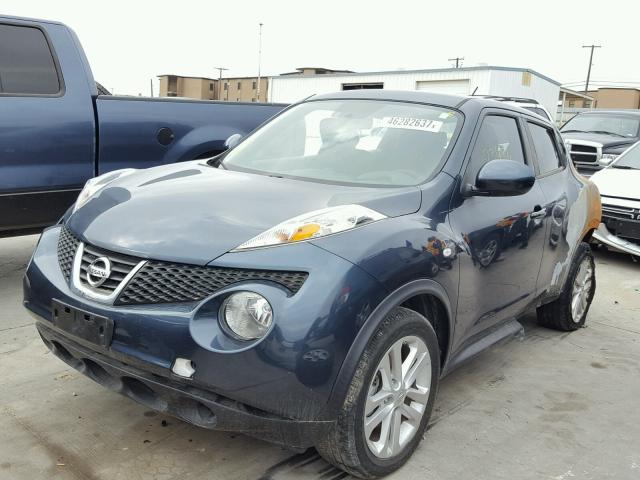 JN8AF5MR8ET358823 - 2014 NISSAN JUKE BLUE photo 2