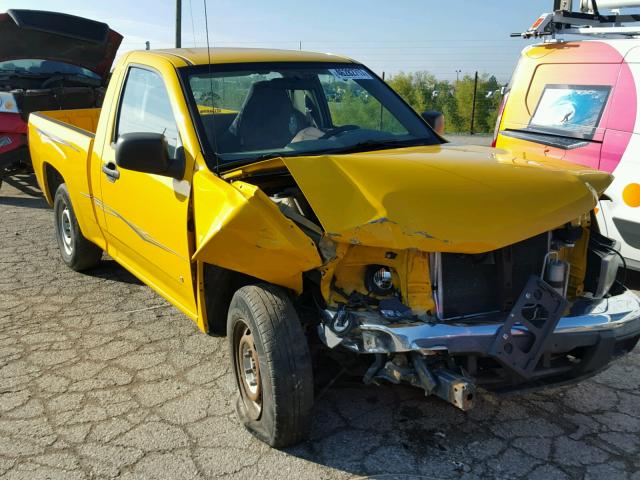 1GCCS149978203910 - 2007 CHEVROLET COLORADO YELLOW photo 1