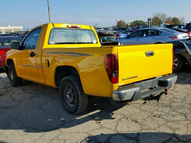 1GCCS149978203910 - 2007 CHEVROLET COLORADO YELLOW photo 3