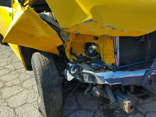 1GCCS149978203910 - 2007 CHEVROLET COLORADO YELLOW photo 9