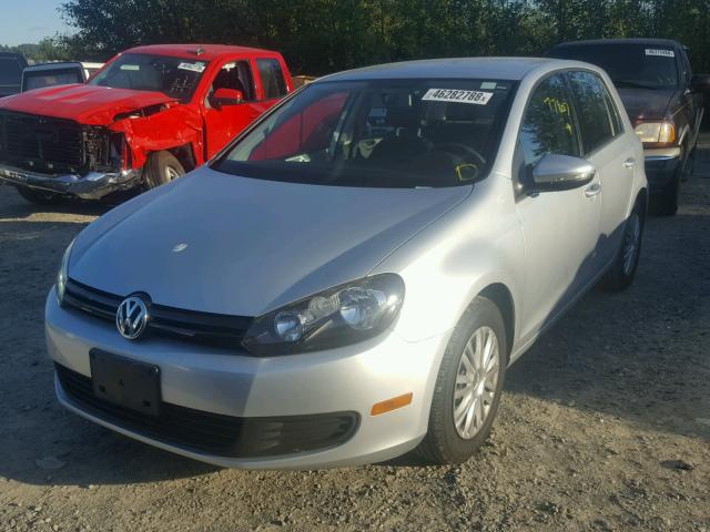 WVWDB7AJ0CW227380 - 2012 VOLKSWAGEN GOLF SILVER photo 2