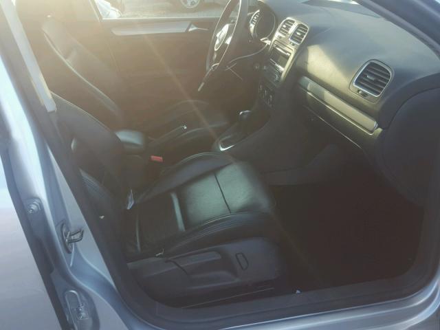 WVWDB7AJ0CW227380 - 2012 VOLKSWAGEN GOLF SILVER photo 5