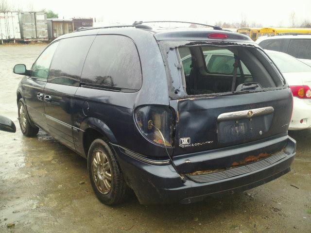 2A8GP64L87R258597 - 2007 CHRYSLER TOWN & COU BLUE photo 3