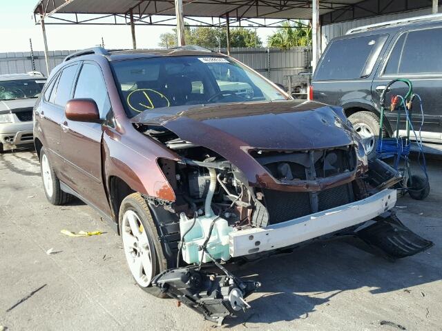 JTJGK31U980013785 - 2008 LEXUS RX BURGUNDY photo 1