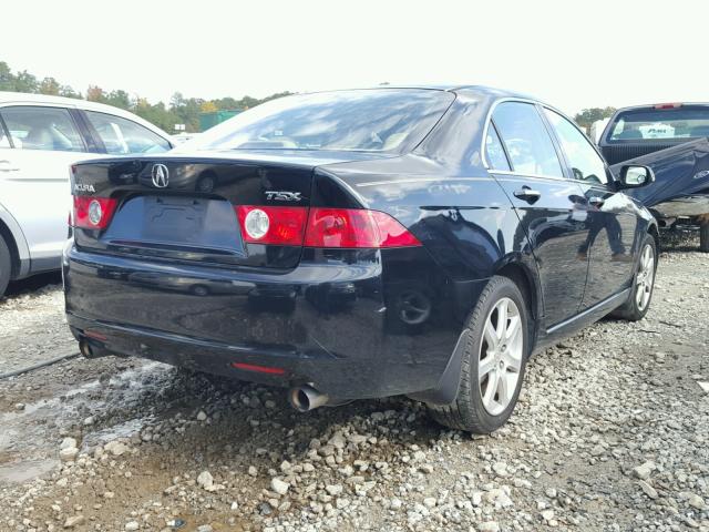 JH4CL96804C004171 - 2004 ACURA TSX BLACK photo 4