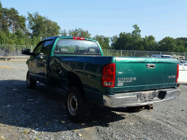 1D7KU28D44J189581 - 2004 DODGE RAM 2500 S მწვანე ფოტო 3