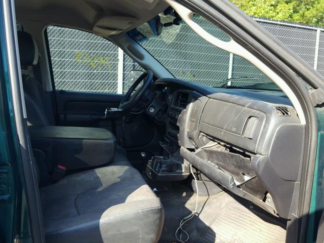 1D7KU28D44J189581 - 2004 DODGE RAM 2500 S მწვანე ფოტო 5