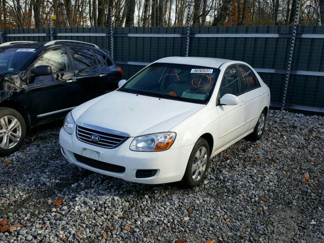 KNAFE122485544836 - 2008 KIA SPECTRA WHITE photo 2