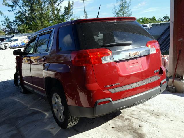 2GKALMEK4D6325149 - 2013 GMC TERRAIN SL RED photo 3