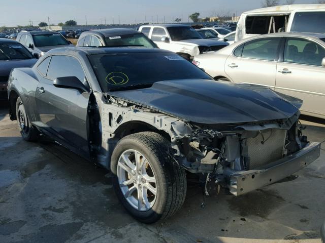 2G1FD1E39F9225581 - 2015 CHEVROLET CAMARO GRAY photo 1