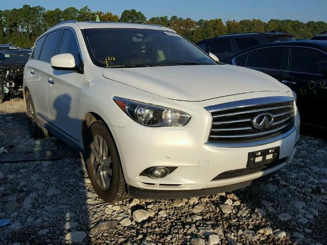 5N1AL0MNXDC346851 - 2013 INFINITI JX35 BASE WHITE photo 1